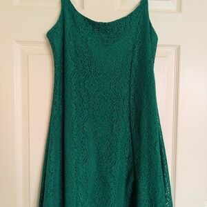 Green Lace Dress